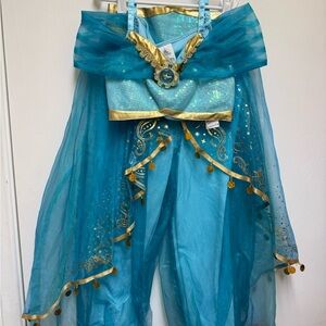 Disney Turquoise and Gold Kids Dance Costume